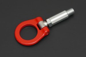 Toyota Supra Tow Hook - Rear - Cusco - Folding - Red - `20-`27